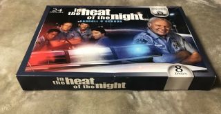 IN THE HEAT OF THE NIGHT 24 HOUR MARATHON 8 DVD BOX SET CARROL O’CONNER RARE 3