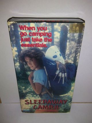 Sleepaway Camp 2 1987 Unhappy Campers Vhs Rare Oop Slasher Horror