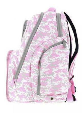 6 PACK FITNESS EXPEDITION 300 BACKPACK 3 MEAL BAG SIX PACK BAG PINK CAMO RARE 3