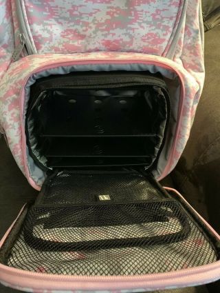 6 PACK FITNESS EXPEDITION 300 BACKPACK 3 MEAL BAG SIX PACK BAG PINK CAMO RARE 7