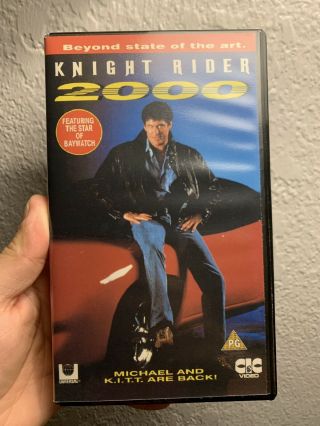 Knight Rider 2000 Vhs Tv Movie Rare