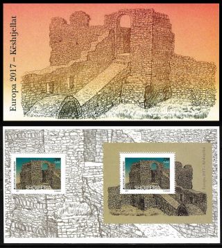 Albania 2017 - " Europe 2017 - Castles " - Booklet Mnh Very Rare
