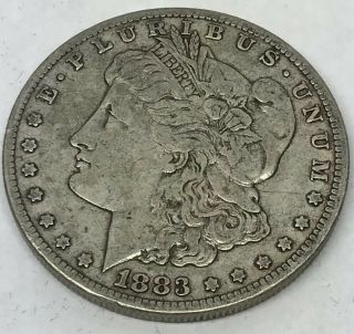 1883 Cc Morgan Silver Dollar $1 Key Date Carson City Rare Scarce Xf/au Details