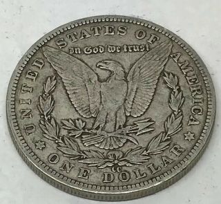 1883 CC Morgan Silver Dollar $1 Key Date Carson City Rare Scarce XF/AU Details 6