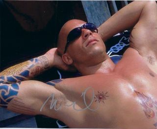 Vin Diesel Shirtless Fast And Furious Signed Autograph Photo Rare Signature