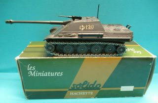 Solido No.  228 1/50 Wwii German Jagdpanther Heavy Tank Diecast Model Rare