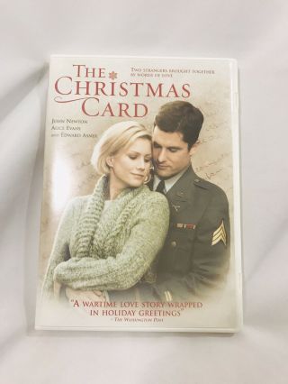 The Christmas Card Dvd Out Of Print Rare Wartime Love Story Ed Asner Oop