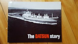 1968 The Datsun Story Sales Brochure 20 Pgs Nissan Motor Corp Rare