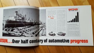 1968 The Datsun Story Sales Brochure 20 pgs Nissan Motor Corp RARE 2