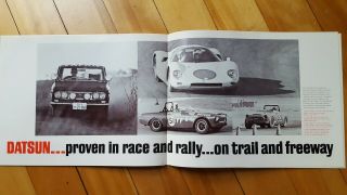 1968 The Datsun Story Sales Brochure 20 pgs Nissan Motor Corp RARE 3