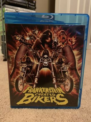 Frankenstein Created Bikers 2016 Big World Pictures Blu Ray Oop - Very Rare