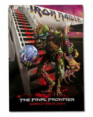 Iron Maiden The Final Frontier Tour 2011 Poster Program Rare Nos Official