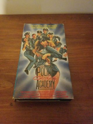 Police Girls Academy Vhs Tape 1991 Cult Sleaze Erotic Comedy Rare