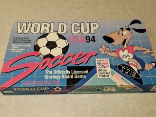 World Cup 94 Soccer Officially Licensed Strategy Board Game 1994 Usa Rare