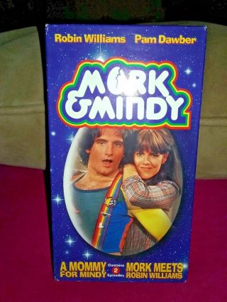 Mork & Mindy Volume 4 Vhs - A Mommy For Mindy & Mork Meets Robin Williams Rare