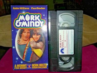 Mork & Mindy Volume 4 VHS - A Mommy for Mindy & Mork Meets Robin Williams Rare 2