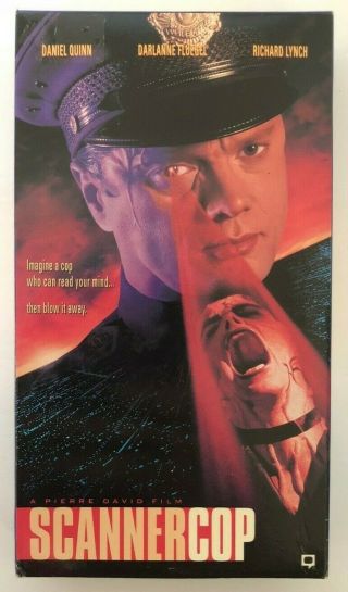 Scanner Cop Rare & Oop Horror Sci - Fi Movie Republic Pictures Home Video Vhs