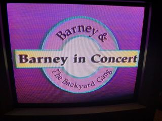 Barney In Concert RARE 1994/1995 VHS 8