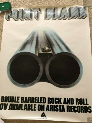 Point Blank 1st Album 1976 Arista Promo Poster 24 X 30 " Rare