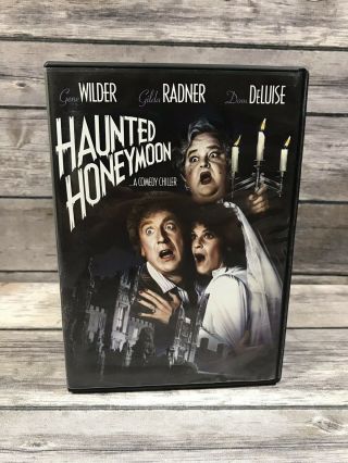 Haunted Honeymoon Dvd Gene Wilder Gilda Radner Dom Deluise Rare Kl Studio