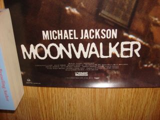 Michael Jackson Moonwalker Japan Official Promo 1988 Poster Mega Rare 4