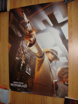 Michael Jackson Moonwalker Japan Official Promo 1988 Poster Mega Rare 7