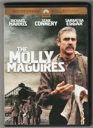 The Molly Maguires Dvd Widescreen Sean Connery Samantha Eggar Rare Oop Htf