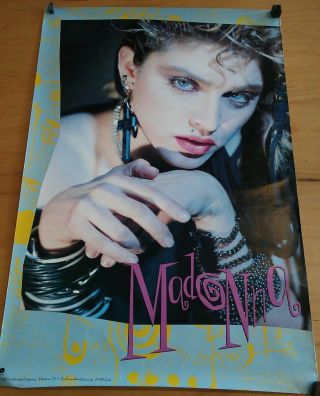 Rare Madonna Borderline 1984 Promo Only Poster Sire Records