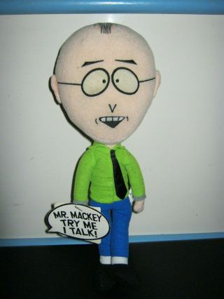 Rare South Park Talking Mr Mackey Plush Toy Doll By Fun 4 All