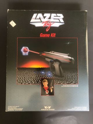 Retro 1980s Lazer Tag Game Kit Worlds Of Wonder Rare Vintage Complete