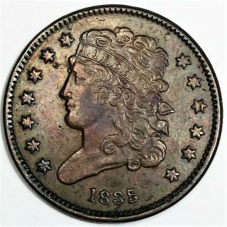 1835 Classic Head Half Cent Coin Rare Date