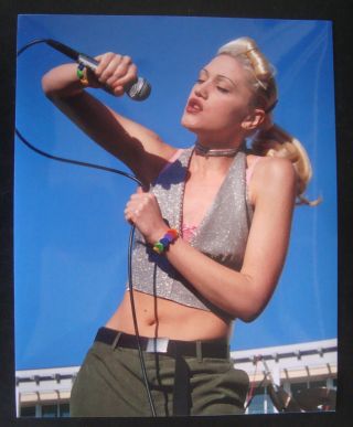 Gwen Stefani No Doubt Color 8x10 Rare Live Pre - Tragic Kingdom B