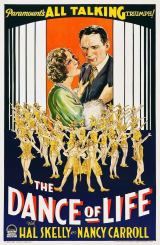 The Dance Of Life (rare 1929 Dvd) Nancy Carrol Hal Skelly