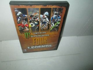 Four Legends - Fim World Championship Rare Moto - Cross Dvd Chad Reed Mcgrath 2010