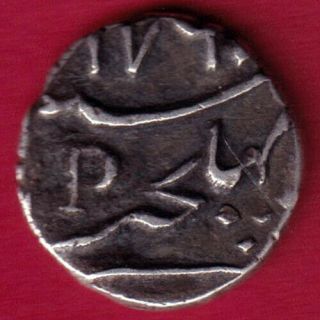 French India - 1760 - Pondicherry - Wei:2.  23 - Rare Silver Coin Bb20
