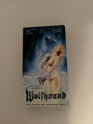 Wolfhound Rare Screener Horror Fantasy Movie Concorde Home Video Release Vhs