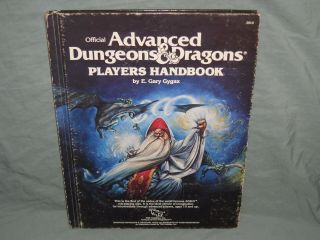 Ad&d 1st Ed Hardback - Players Handbook (rare Alternate Cover And Vg, )