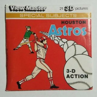 Rare 1981 View - Master Houston Astros (nolan Ryan) Baseball L18 3 Reel Set,  Book