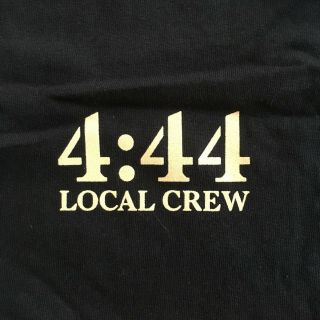 Jay - Z Rare Local Crew " 4:44 " Tour Shirt W/ Set List - Black - Xl