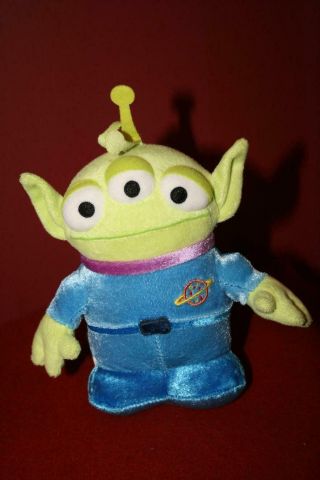 Disney Pixar Toy Story Pizza Planet Velvet Alien 8 " Beanbag Stuffed Plush Rare