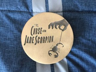 Rare Curse Of The Jade Scorpion Brass Box Movie Crew Gift