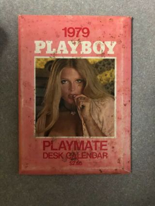 Vintage 1979 Playboy Desk Calendar W Sleeve Debra Jo Fondren Rare