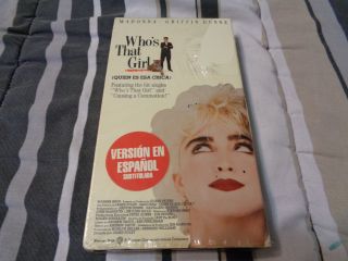 Whos That Girl (vhs) Madonna Griffin Dunne Rare Spanish Subtitles