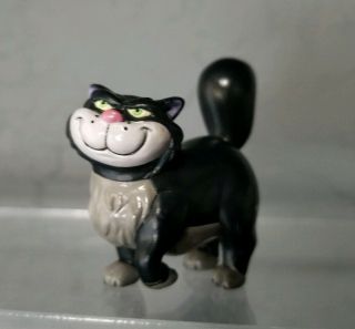 Disney Cinderellas Pet Cat Lucifer Black Villain Cat Pvc Figure 2 " Rare Toy