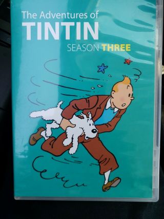 The Adventures Of Tintin: Season Three (dvd,  2012,  2 - Disc Set) Rare To Find
