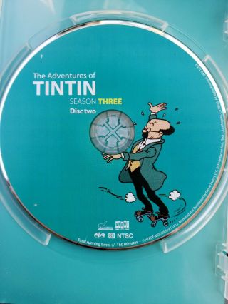 The Adventures of Tintin: Season Three (DVD,  2012,  2 - Disc Set) Rare to find 4