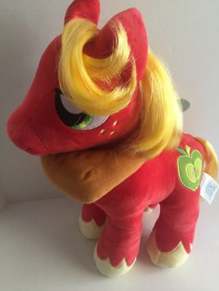 Build A Bear Retired Mcintosh My Little Pony In Euc Red Apple 15inch Rare Htf