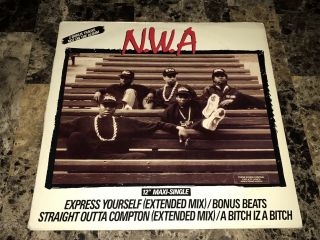 N.  W.  A.  Rare Express Yourself 12 " Vinyl Record Nwa Dr Dre Eazy - E Ice Cube Mc Ren
