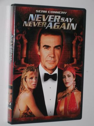 Never Say Never Again : 007 James Bond - Sean Connery - Rare & Oop R1 Usa/can