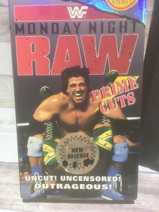 RARE 1993 WWF Monday Night Raw Prime Cuts VHS Coliseum Home (Wcw Ecw Nwo A3 3